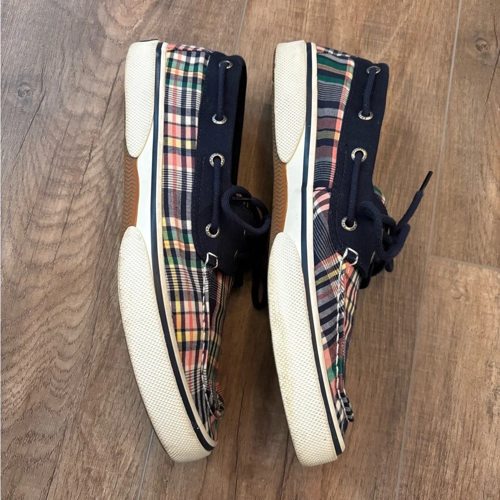 Sperry Men’s Plaid‎ Top-Sider Size 10 Boat Shoe with Lace Tie